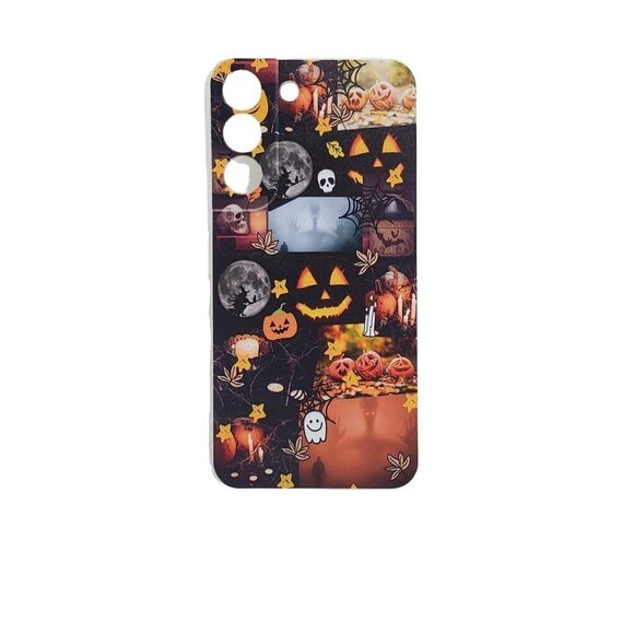 Samsung Galaxy S22 Skeletons Pumpkins Halloween Phone Case - Picture 1 of 1